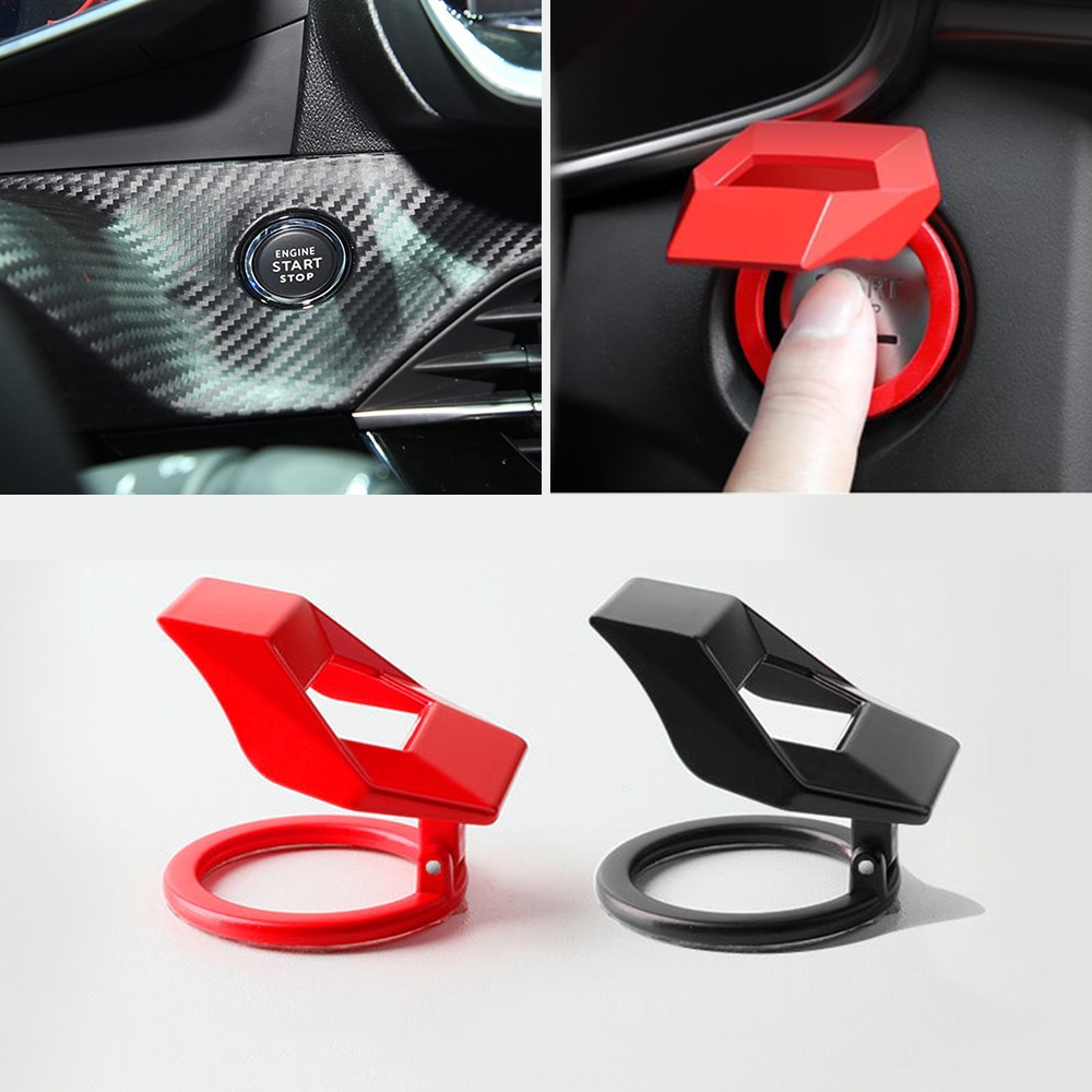 For Peugeot 208 e-208 308 GT SW 508 e 3008 GT 5008 Car engine start stop button decoration cover car styling stickers