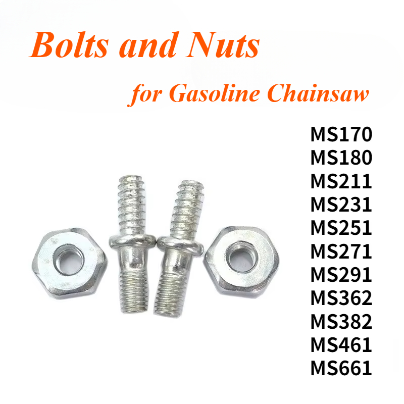 Benzine Kettingzaag Gids Bar Bout en Moer voor MS170 MS180 MS211 MS231 MS251 MS271 MS291 MS362 MS382 MS461 MS661