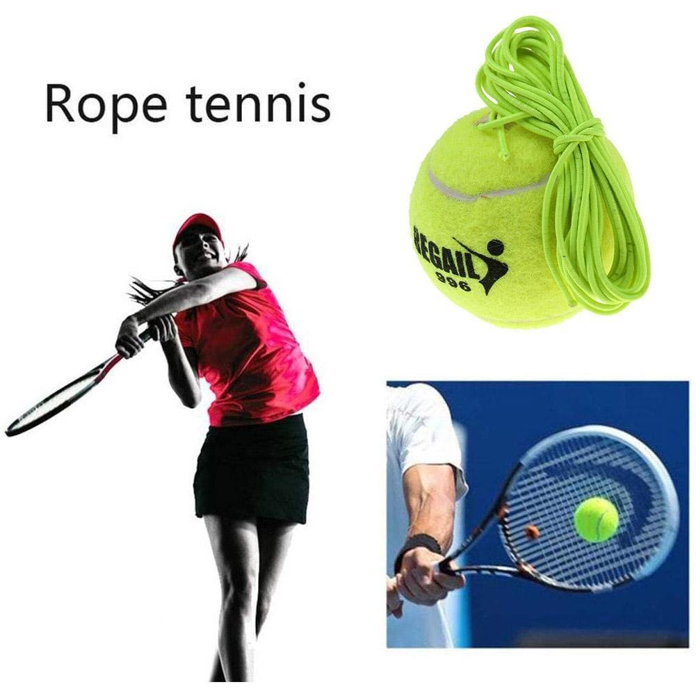 Bola de tenis de goma reforzada , amortiguador de alta elasticidad para entrenamiento de escuela y Club, pelota de entrenamiento duradera W6Y7