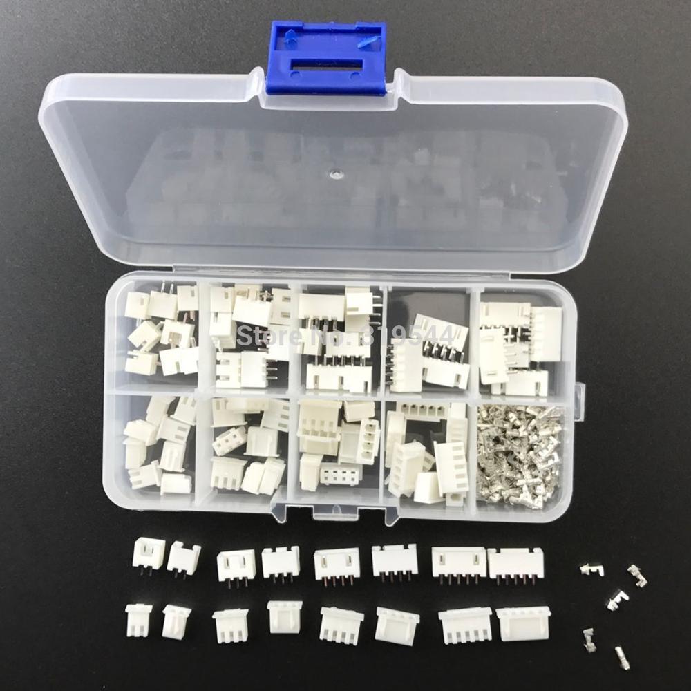 230 pcs XH2.54 2pin 3pin 4pin 5pin 2.54mm Toonhoogte Terminal Kit/Behuizing/Pin Header JST Connector Draad connectors Adapter XH Kits