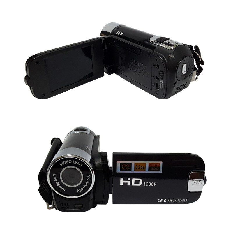 16MP 2.7 inch TFT LCD HD 16X Digital Zoom Camcorder Video Camera Shooting Photography Video Camcorder Wedding DVR Record