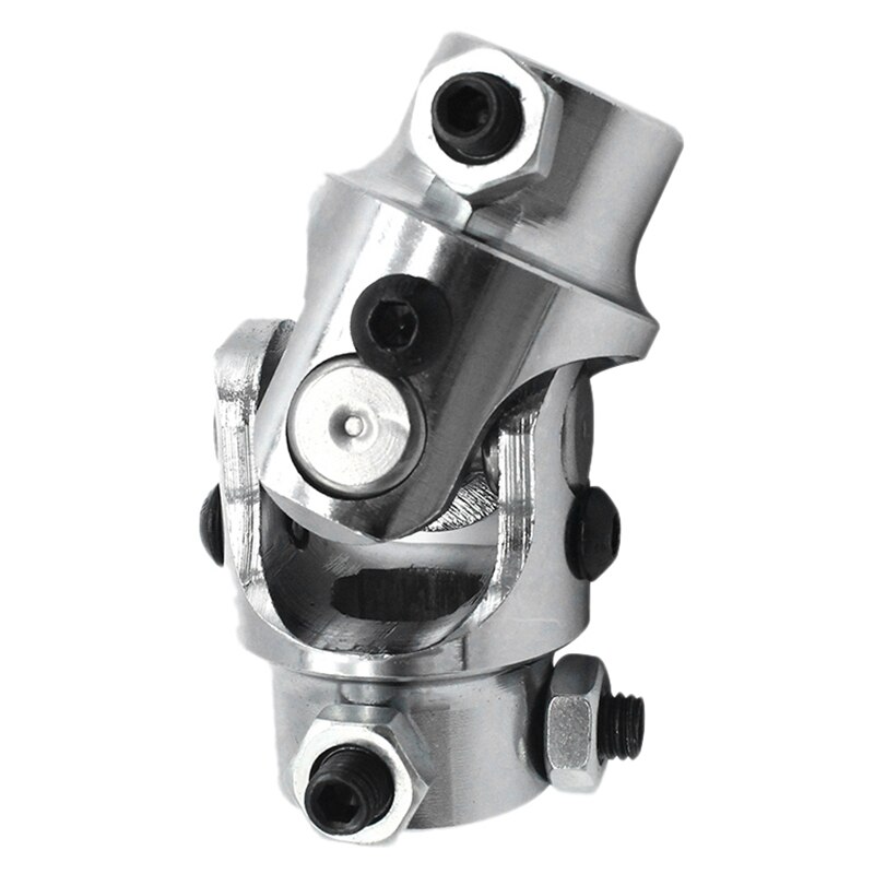 Chrome Single Universal Steering U-Joint – 3/4-36 Spline X 3/4 DD – SCITOO