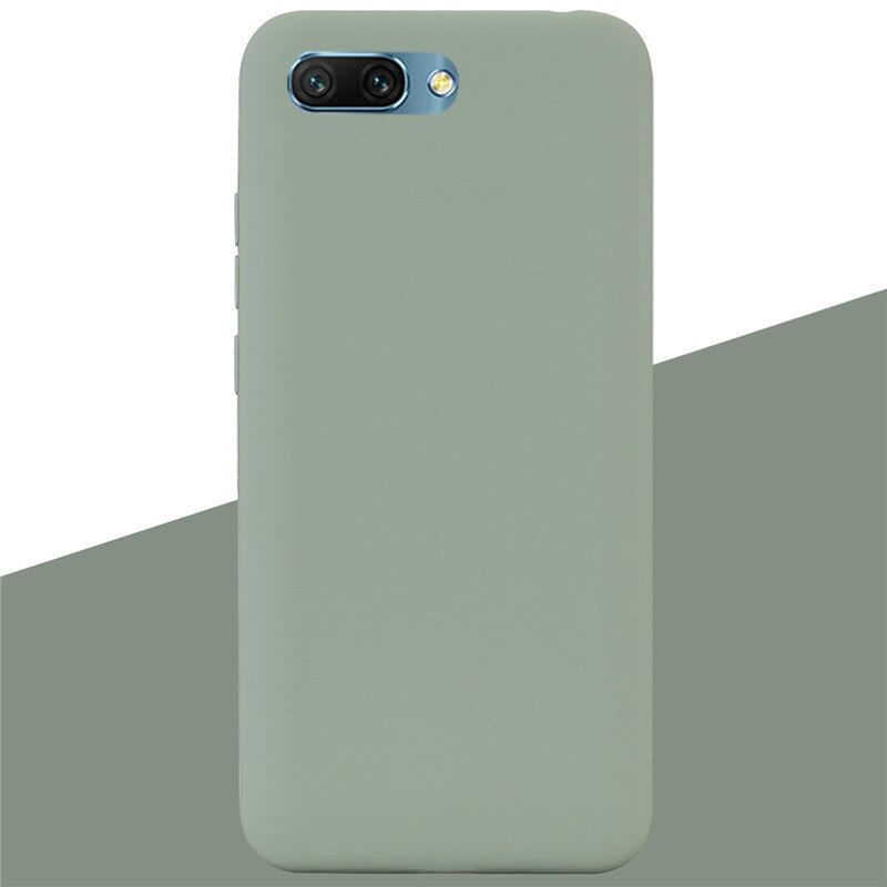 Capa de silicone para col honor 10, capa 5.84 fina, macia, tpu, proteção traseira para col honor 10 col l29: 8 Bean Green