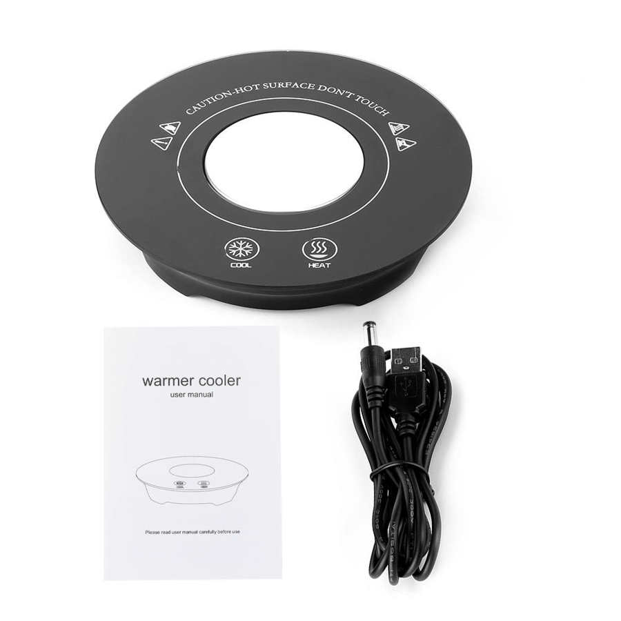 5v kaffe varmare intelligent vattentät usb elektrisk uppvärmning kylbana matta för hemmakontor