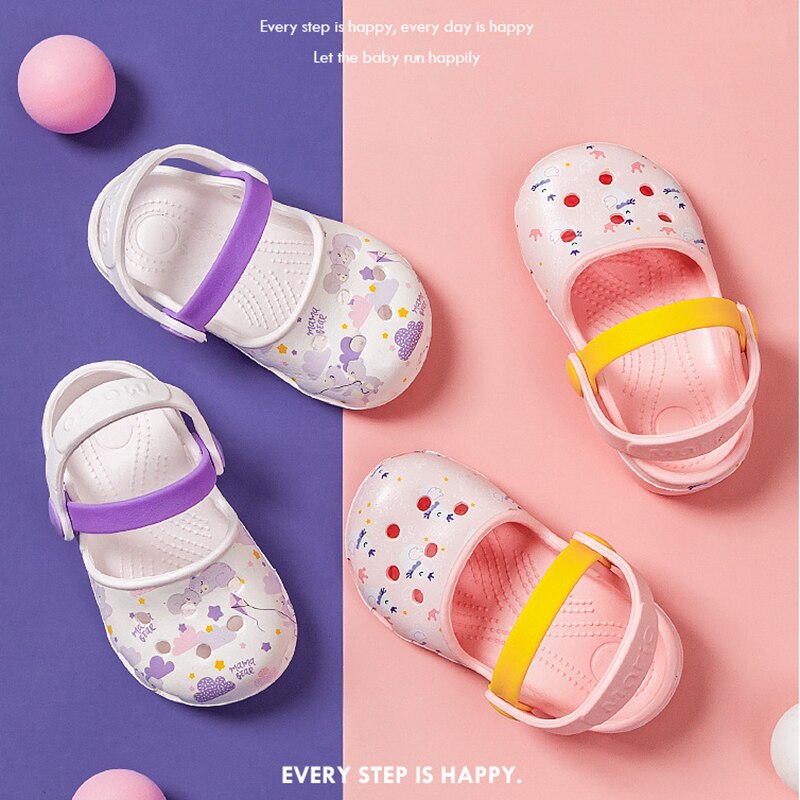 Baby Slippers Children Garden Shoes Summer Children Boy Shoes Non-slip Soft Bottom Cute Baby Boy Girl Shoes Sandals Slippers