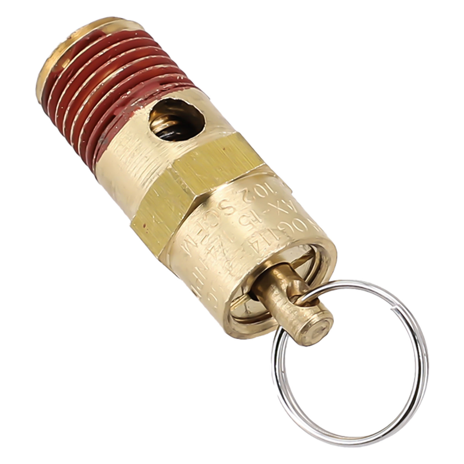 Valvola limitatrice di sicurezza del compressore d'aria valvola limitatrice di pressione pneumatica filettata NPT maschio da 1/4 di pollice 125PSI per apparecchiature elettriche: verde