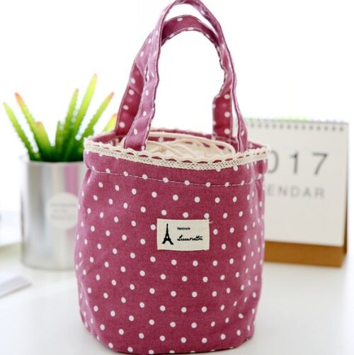 Outdoor Portable Picnic Basket 4 Color Camping Traveling Lunch Bag Large Capacity Food Beverages Portable Thermal Bags: purple