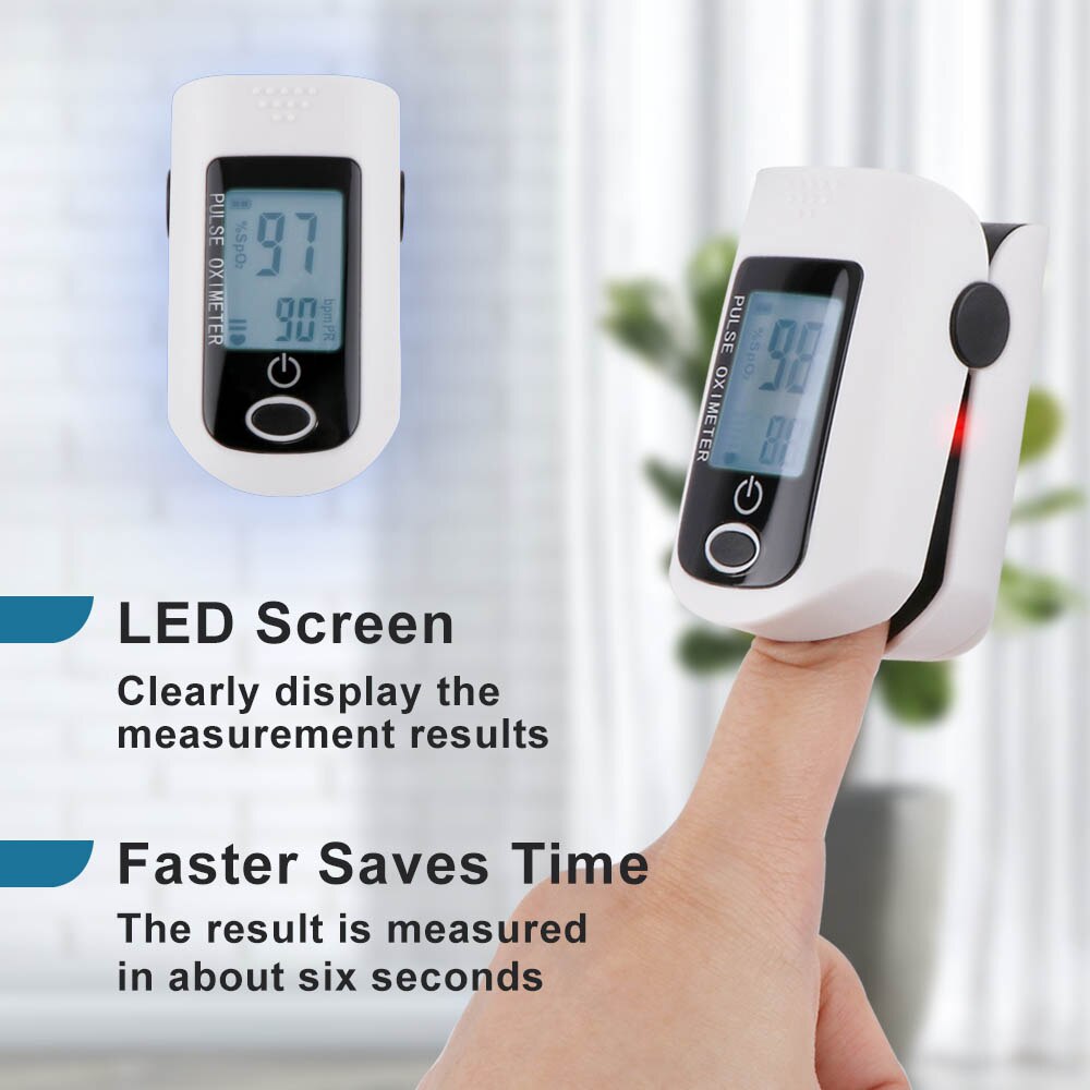 Thermometer & Blood Pressure Monitor &Fingertip Pulse Oximeter Oxymeter Pulsioximetro Finger Blood Oxygen Meter 3in1 Health Care