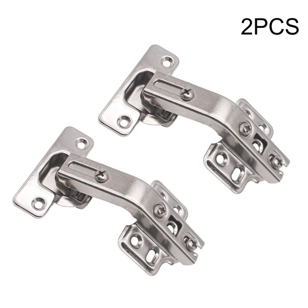 Bisagras de puerta esquinera de acero enrollado en frío para muebles, accesorio Universal de fácil instalación, 135 grados, 2 uds.
