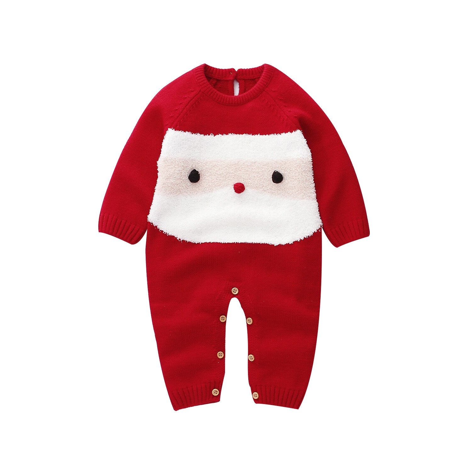 Baby Rompers Christmas Newborn Boys Girls Jumpsuits Costumes Cartoon Knitted Children's Overalls One Piece Infant Kids Outfits