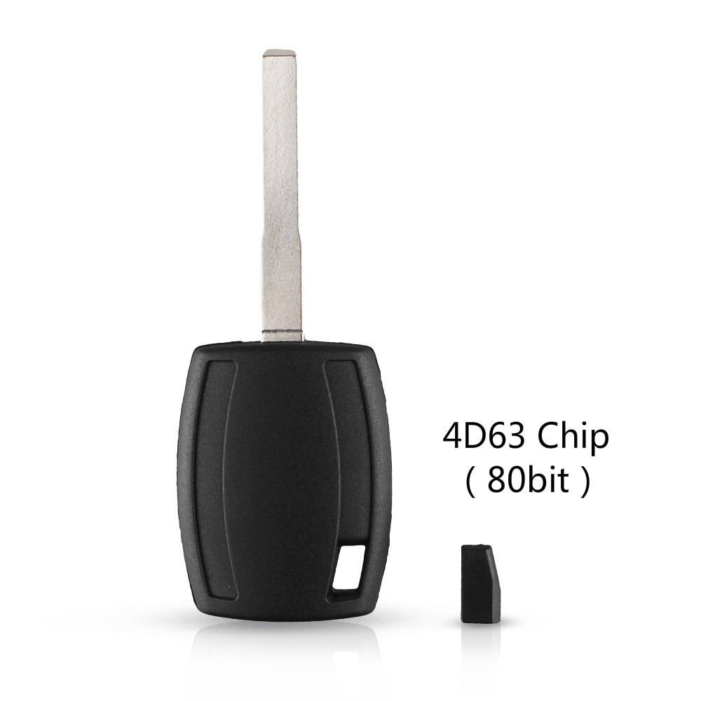KEYYOU – clé de contact transpondeur ID63 4D63, coque de clé à puce 40/80 bits pour Ford Fiesta Mondeo Focus c-max Galaxy HU101 Blade: 4D63 80bit