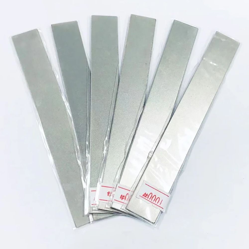 Disco de pulido de esmeril galvanizado Rectangular, tira de pulido de diamante, herramientas de afilado abrasivo, 80-3000Grit, 150x20mm, 1 unidad