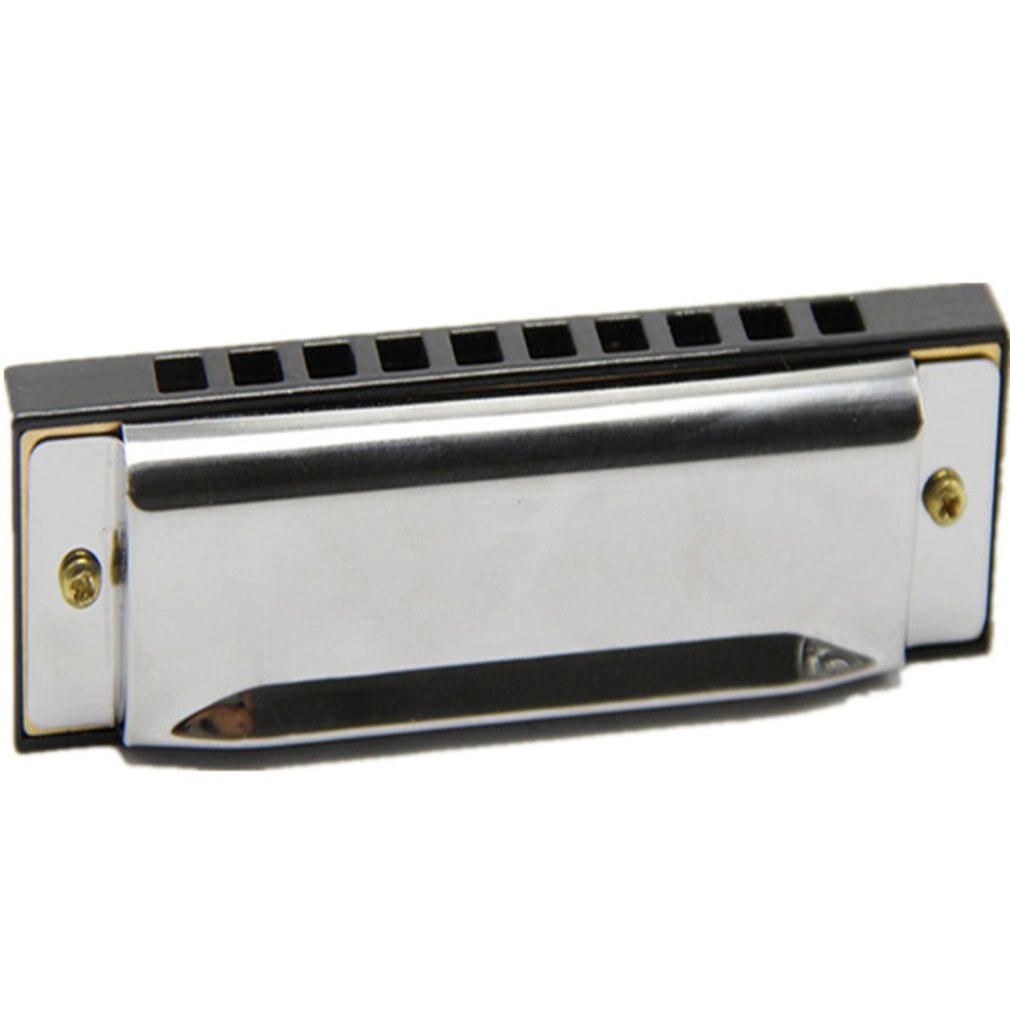 Harmonica 10 Holes Harp 20 C Tone Diatonic Harp key C Blues Jazz band mouth organ Harp Early Education Music Sense Training - Grandado