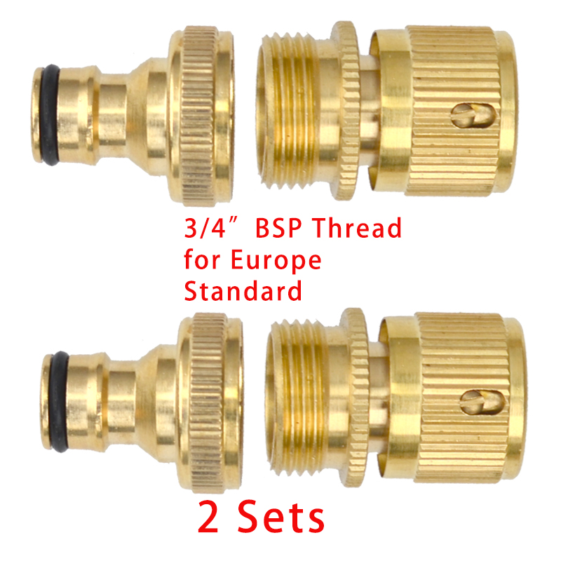 Garden Hose Splitter Heavy Duty Connector Brass Garden Hose Adapter Hose Bib Splitter Water Hose Splitter Hose Spigot Connectors: green