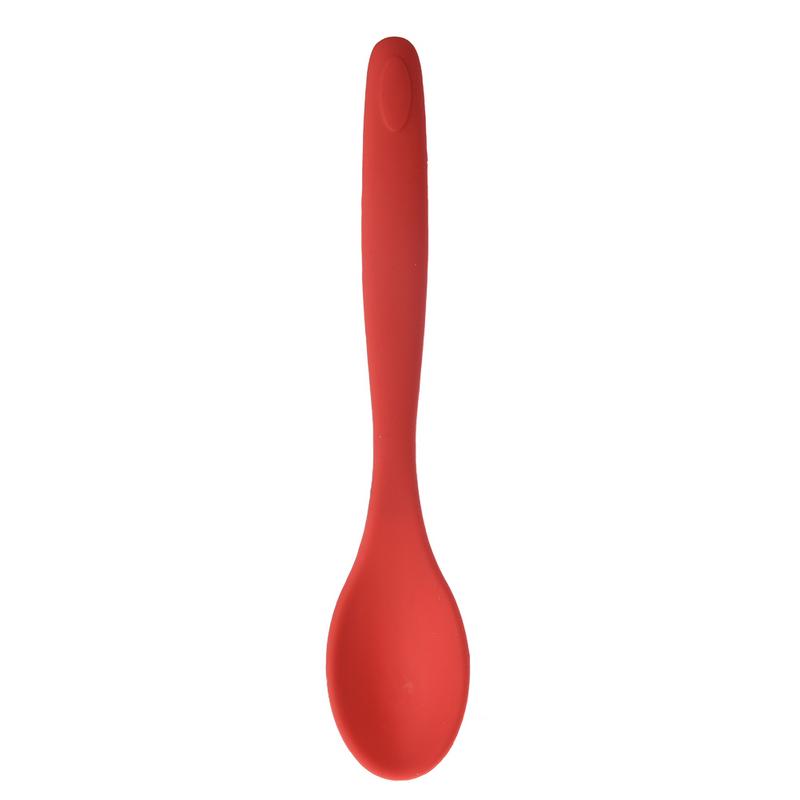 Siliconen Keuken Lepels Scoop Koken Gereedschap Kruiderij Gebruiksvoorwerp Koffie Lepel Kids Ijs Servies Tool Rood Blauw Oranje: Red