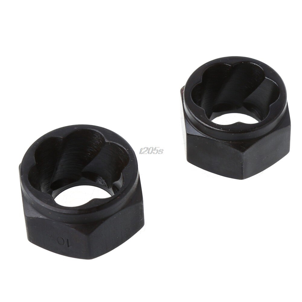 10 Pcs Damaged Nut Bolt Remover Stud Extractor Set 9-19mm Broken Bolt Removal Kit Fasteners Bolts T12