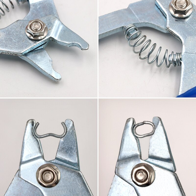 Przepiórki kurczaka klatka zacisk instalacji rozproszone M szczypce robić paznokci klatki dla zwierząt szczypce klatka dla królika narzędzia instalacyjne