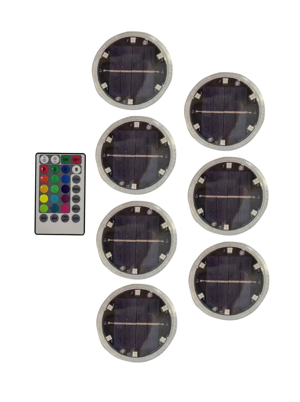 Solar LED Submersible Light Remote Control Underwater Night Lamp Pool Float Light For Swimming Pool Aquarium Fishing Lighting