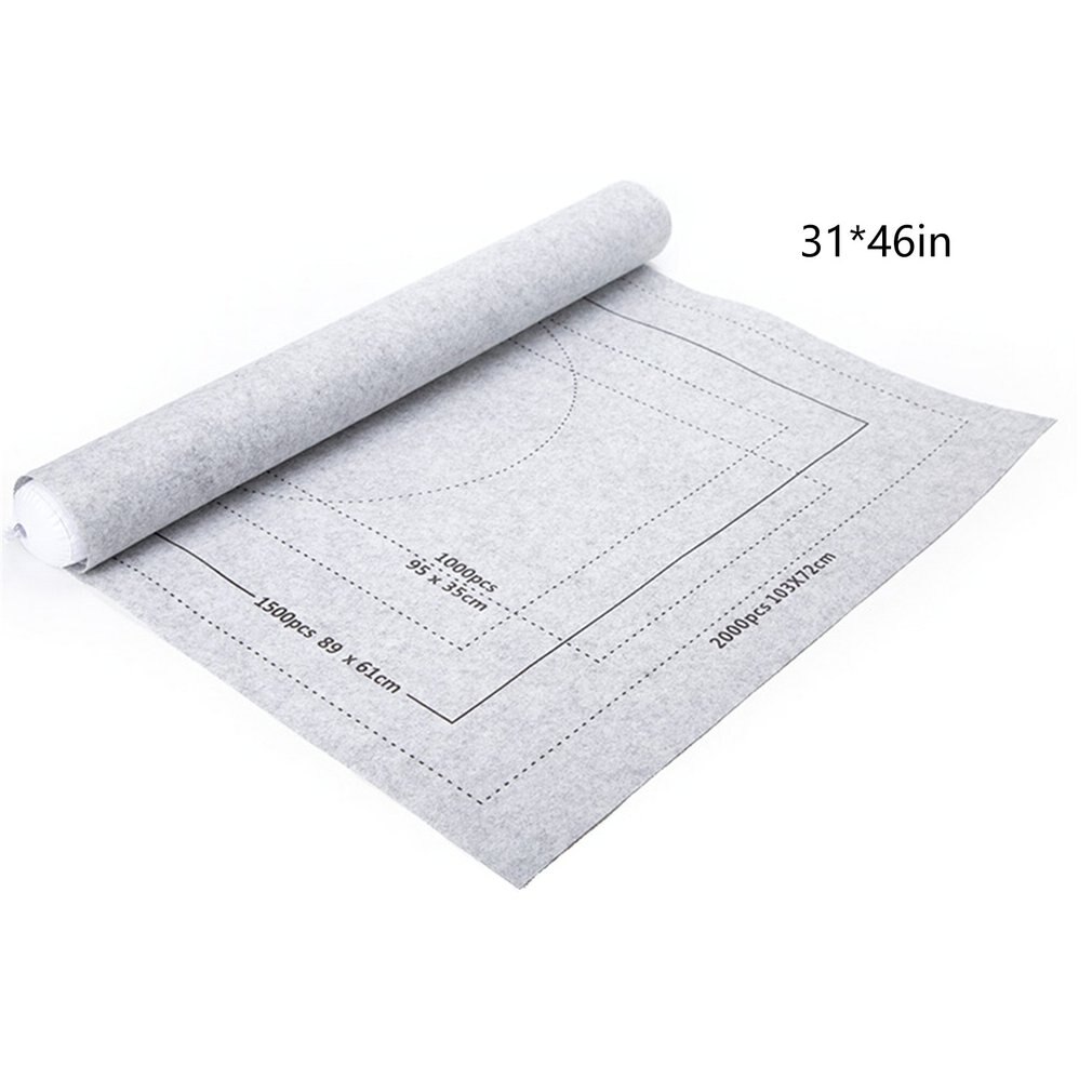 Jigsaw Roll Jigsaw Storage Felt Mat Jigsaw Puzzle Game mat Jigsaw roll mat felt mat jigsaw storage mat Puzzle storage blanket: MULTI