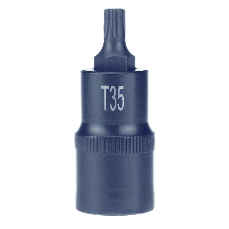 Torx Schroevendraaier Bit 1/2 Socket Bits Adapter T20 T25 T27 T30 T35 T40 T45 T50 T55 T60 T70 Drive Socket gereedschap Set: T35