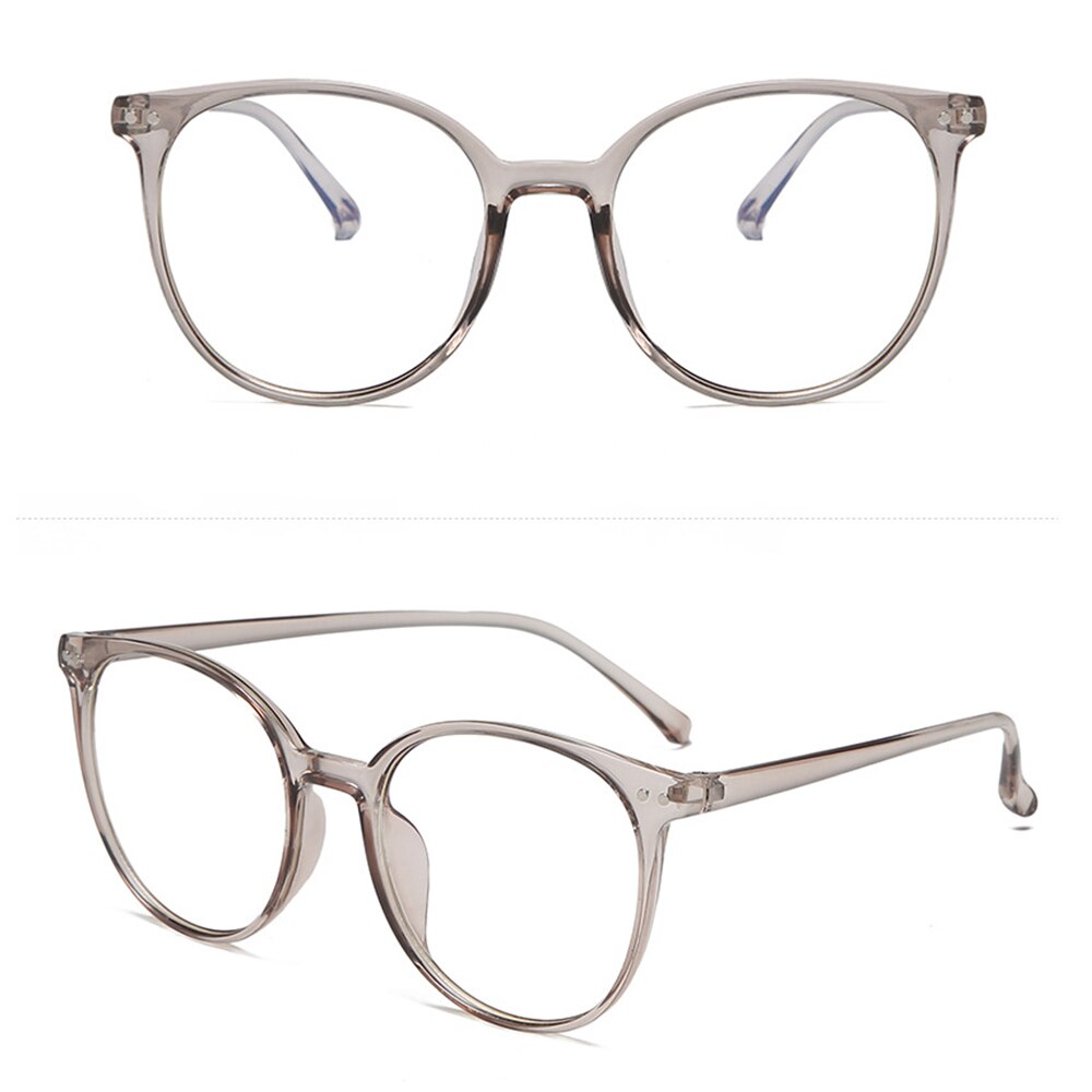 Oversized Computer Glasses Anti Blue Light Eyeglasses Frame Women Men Vintage Office Blue Blocking Clear Lens Gaming Glasses