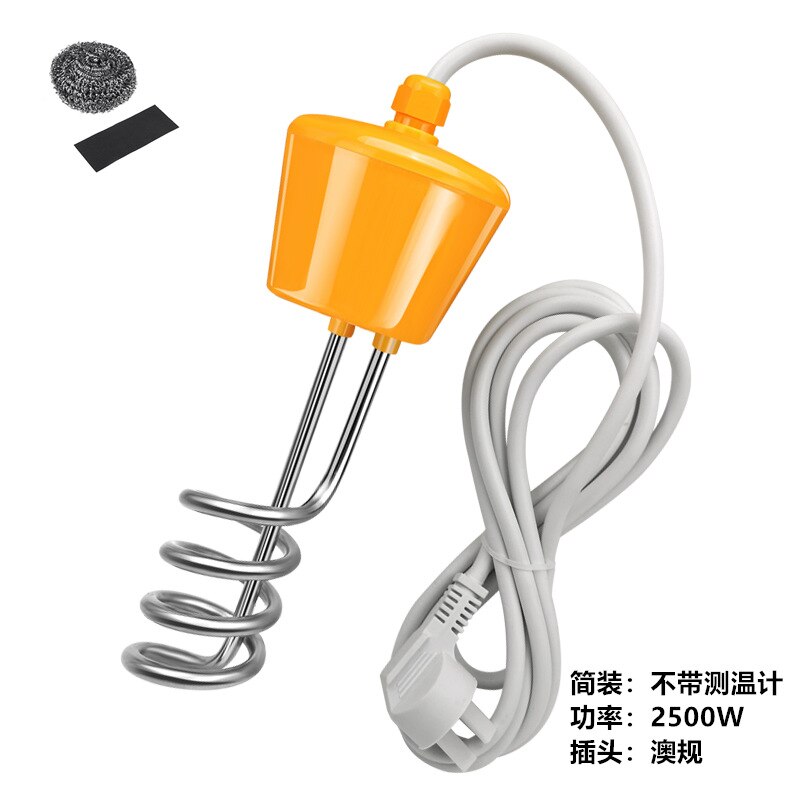 3000W Floating Electric Heater Boiler Water Heating Element 220V Portable Immersion Suspension Bathroom swimming pool