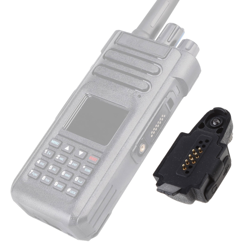 Walkie-Talkie Audio--Adapter Stecker Konverter für 2Stift Radio für GP328Plus Retevis RT29 RT48 RT82 Ailunce HD1