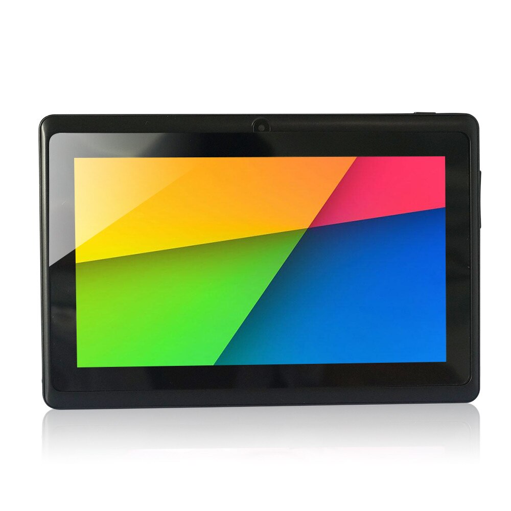 7 Inch 512 Mb + 8 Gb Quad-Core Tablet Zakelijke Tablet Met Android4.4 Systeem 1024*600 Resolutie voor Kantoor Werk: Black / EU Plug