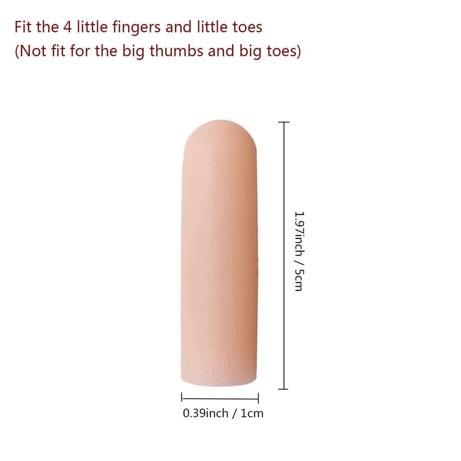 Protector de dedos de silicona para manos, protección de callos agrietados, separador de dedos, ampollas de maíz, herramienta antifricción, 10 Uds./5 pares