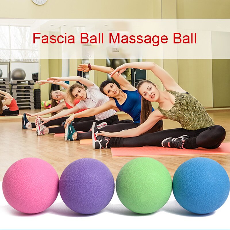 Pelota de ejercicio de Yoga, TPE, Lacrosse, deportes, relajación muscular, fatiga, gimnasio, terapia de masaje, Punto disparador, cuerpo, novedad de