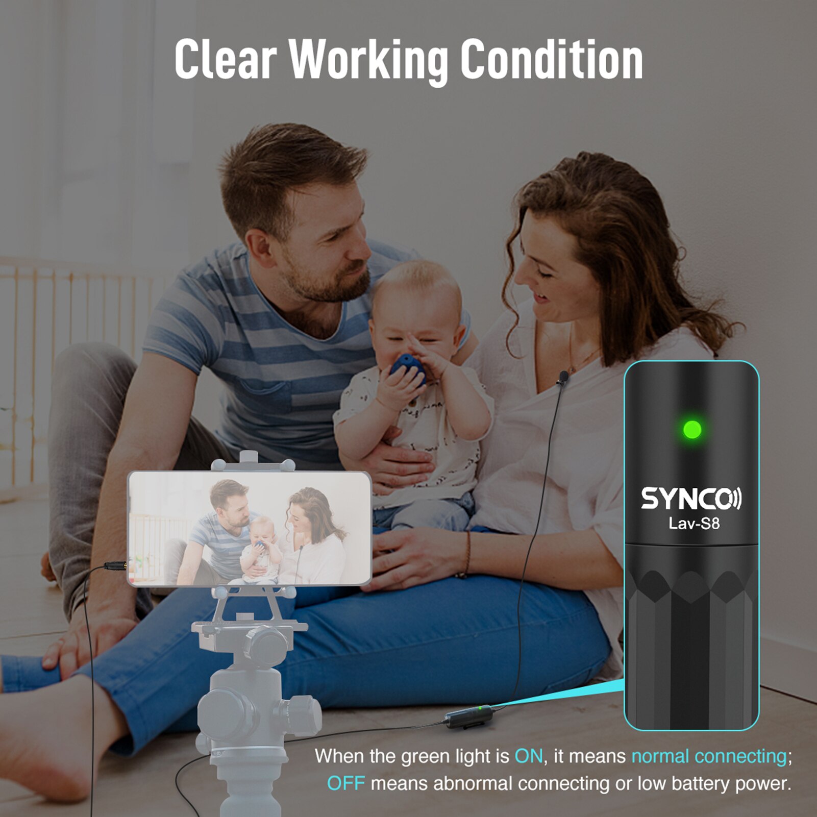 SYNCO LAV-S8 Lapel Microphone 3.5mm TRRS/TRS Wired Audio Lavalier Condensador Microfone Mic VS BOYA BY-M1 Top