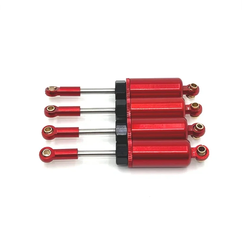 SCY 16101PRO 16102PRO 16103 Q130 1/16 RC Car Remote Control Car Accessories Metal Upgrade Hydraulic Shock Absorber: Red