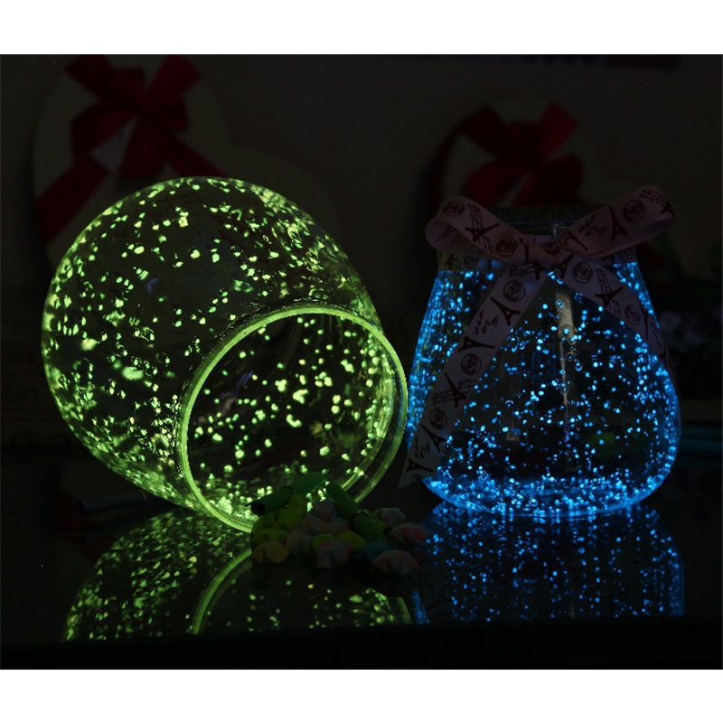 Luminous stone Wishing bottle DIY Kids toy Glow in the dark for children 10g one piece Brinquedos Spielzeug Lighting