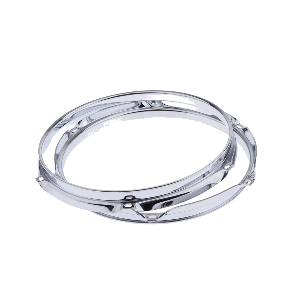 Cerceaux (hoops) Pour Caisse Claire 14 Pouces - Paire De 2, Alliage De Zinc, épaisseur 1.2mm, 6 Trous