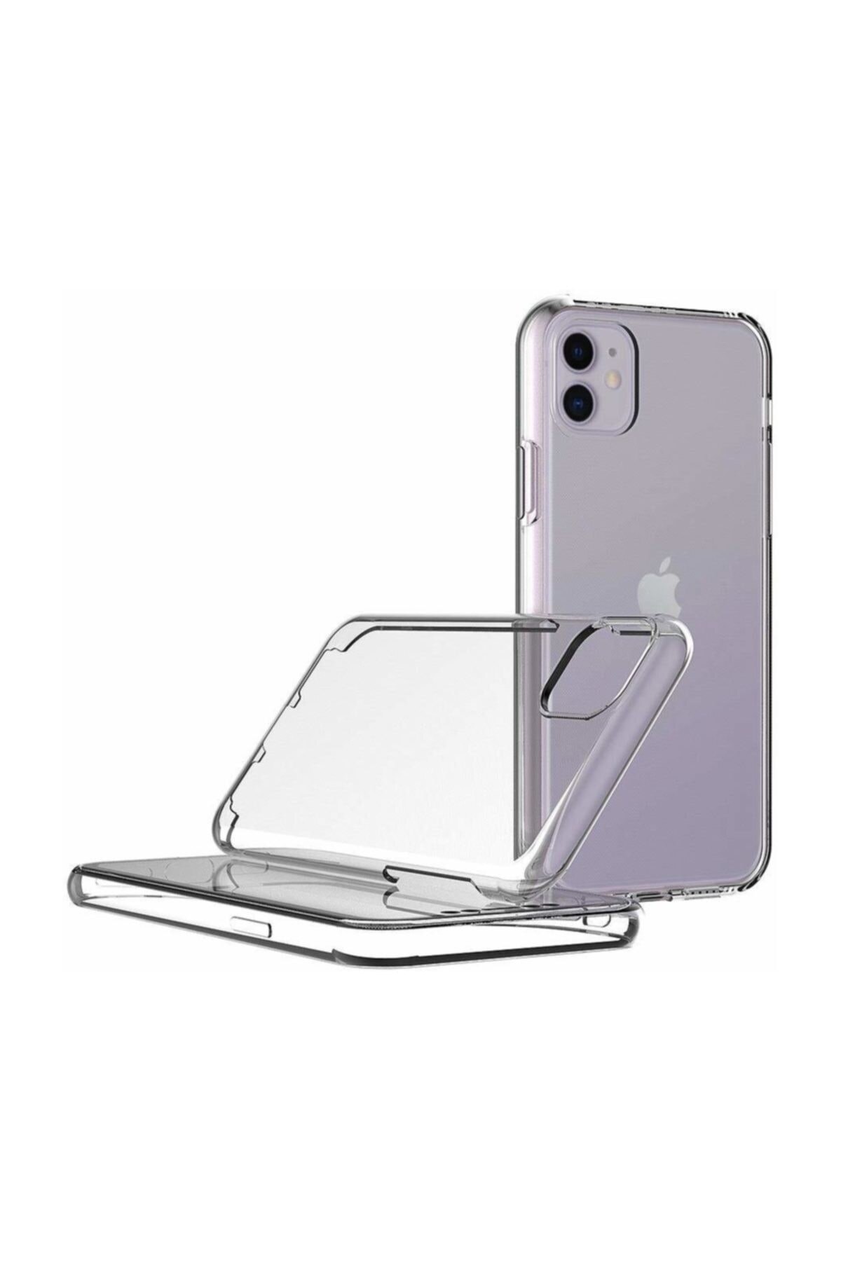 Apple Iphone 11 Dubbelzijdige Siliconen Case Transparant