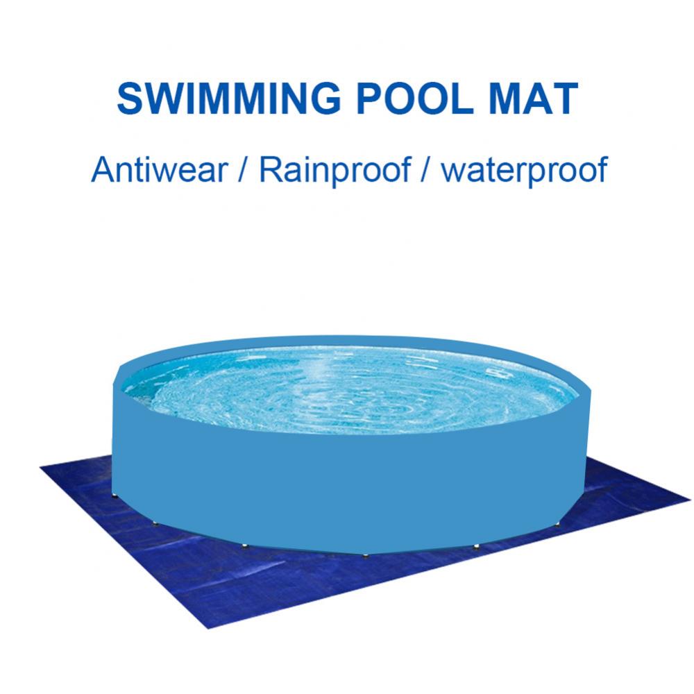 Faltbare schwimmbadmatte, sonnenschutz, wasser- und staubdichte schutzhülle, schwimmbadzubehör