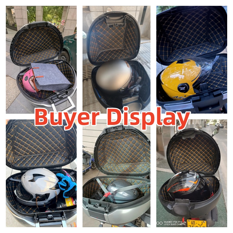 Forro para maletero de motocicleta, caja de equipaje trasera, almohadilla insonorizada de cuero adecuada para SHAD SH48 SH59 SH33 SH26 SH29 SH45 SH40 SH39