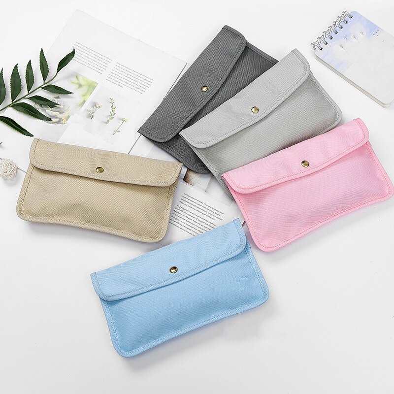 Mascarilla Portátil Bolsa de almacenamiento con hebilla bolsa de maquillaje portátil, para cosméticos, bolsa para viajes bolsa de tela de poliéster 23x13,5 cm funda para máscara