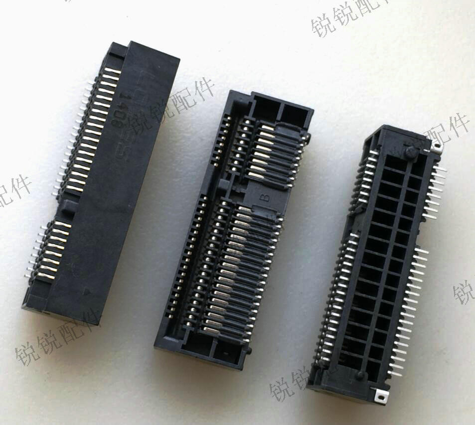 PCI - E 52 For LOTES MINIPCIE socketPin connector H9.9 high socket connector modules