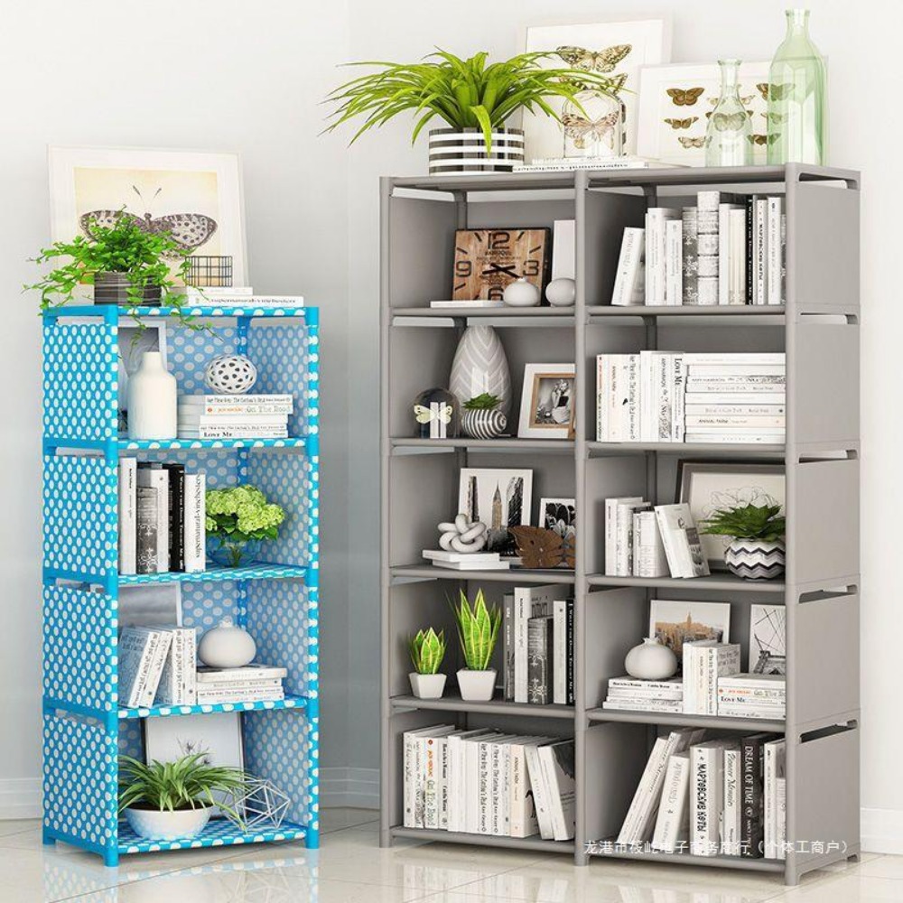 Eenvoudige Boekenplank Meerlagige Eenvoudige Montage Boekenkast Grote Capaciteit Multifunctionele Opslag Plank Staande Boek Display Rack