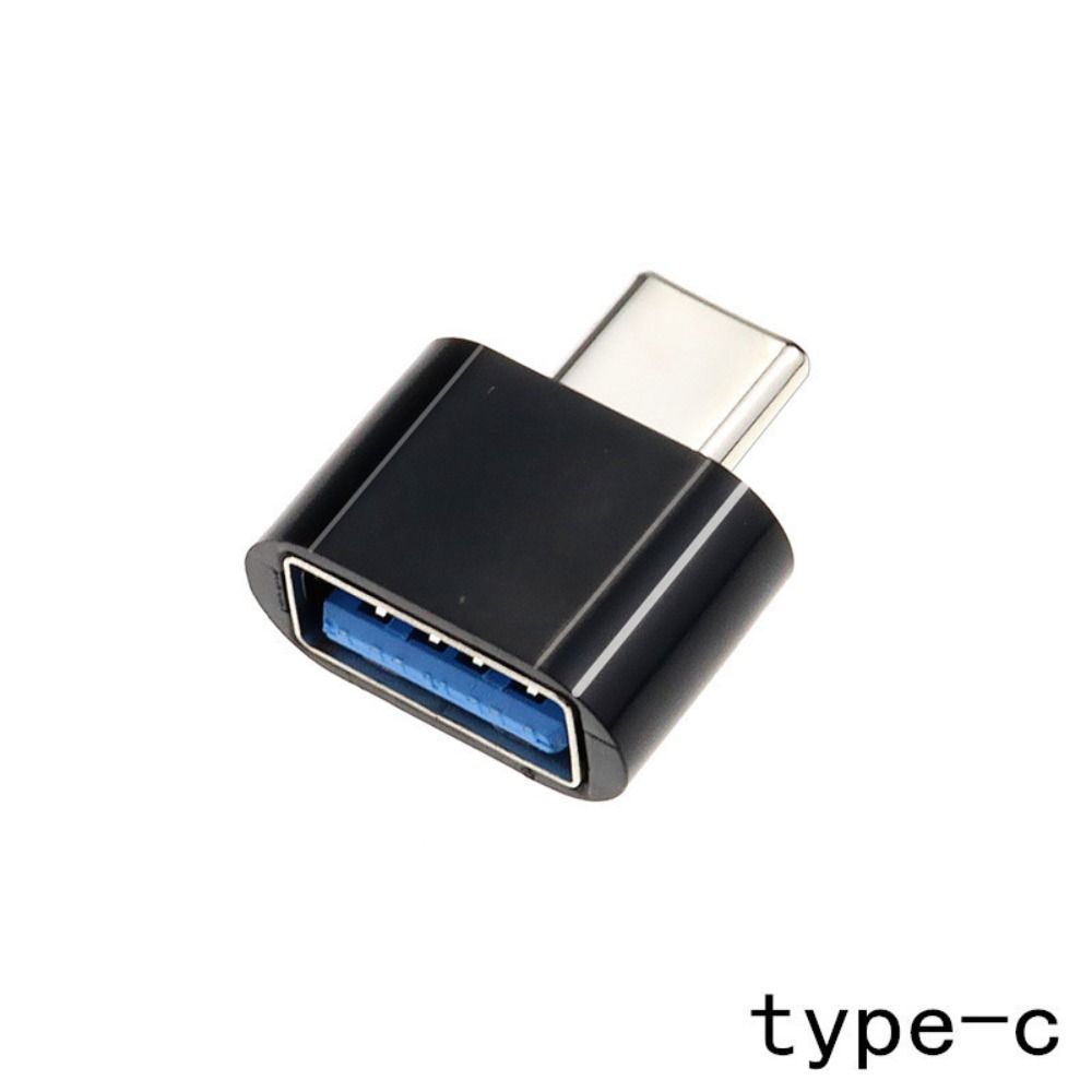 USB 2.0 Type C USB Male Adapter Black Metallic colours Type C to USB Adapter Mini Aluminium USB Type C Adapter for Type-C Port: WHITE