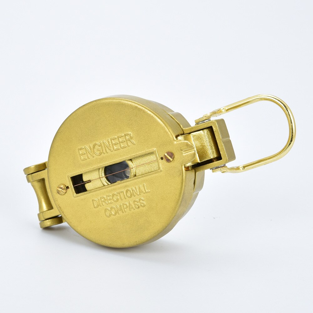 Outdoor multi-function compass DC45-3A gold aluminum alloy American clamshell compass mountaineering travel compass