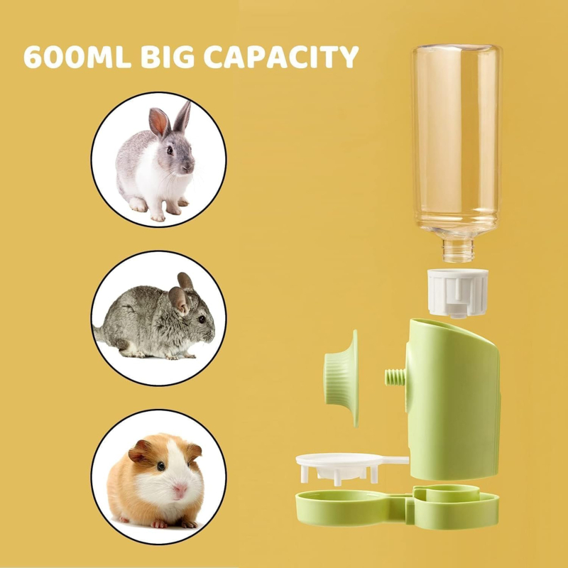 Konijn Waterfles Ophanging Water Dispenser Feeder Kooi Krat Hokje Konijn Hond Kat Chinchilla Fret Cavia Eekhoorn Egel