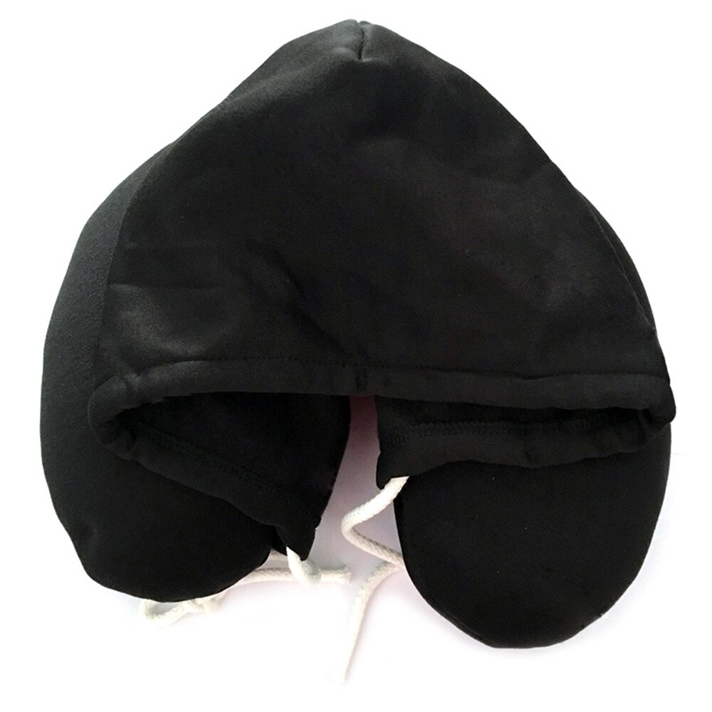 1 Pcs U-vormige Traagschuim Nek Kussens Zachte Reizen Kussen Nek Cervicale Vliegtuig Kussen Cervicale Reizen Gezondheidszorg Beddengoed: black