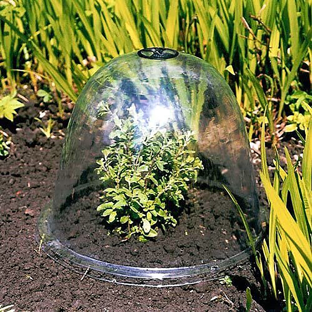 Cloche en plastique pour serre, Cloche de jardin, couvertures de plantes, Valve respirante pour décoration de jardin, protection des plantes, couverture en plastique