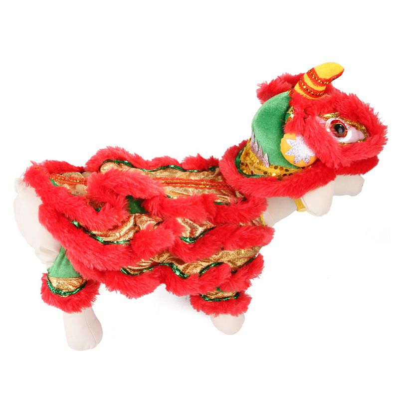 Ropa para perros traje de Año León danza dragón chino Cosplay mascota perro ropa divertida carnaval mascota Navidad Decoración