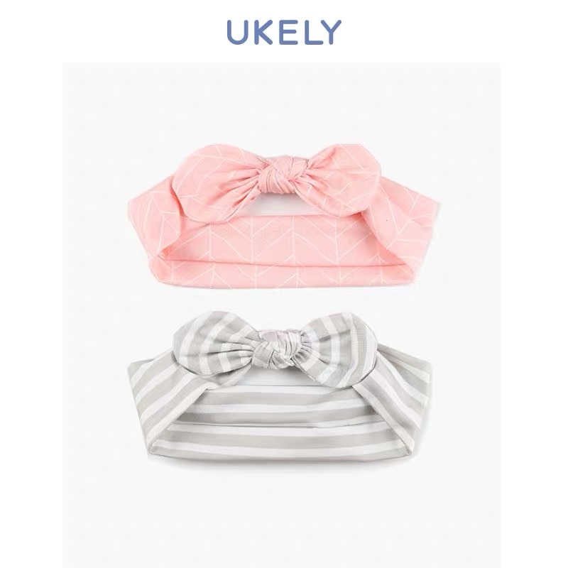 6Pcs Baby Hoofdband Schattige Konijn Oor Neonata Boog Bloem Elastische Bandana Baby Meisjes Hoofdbanden Kinderen Tulband Haar Accessoires Set