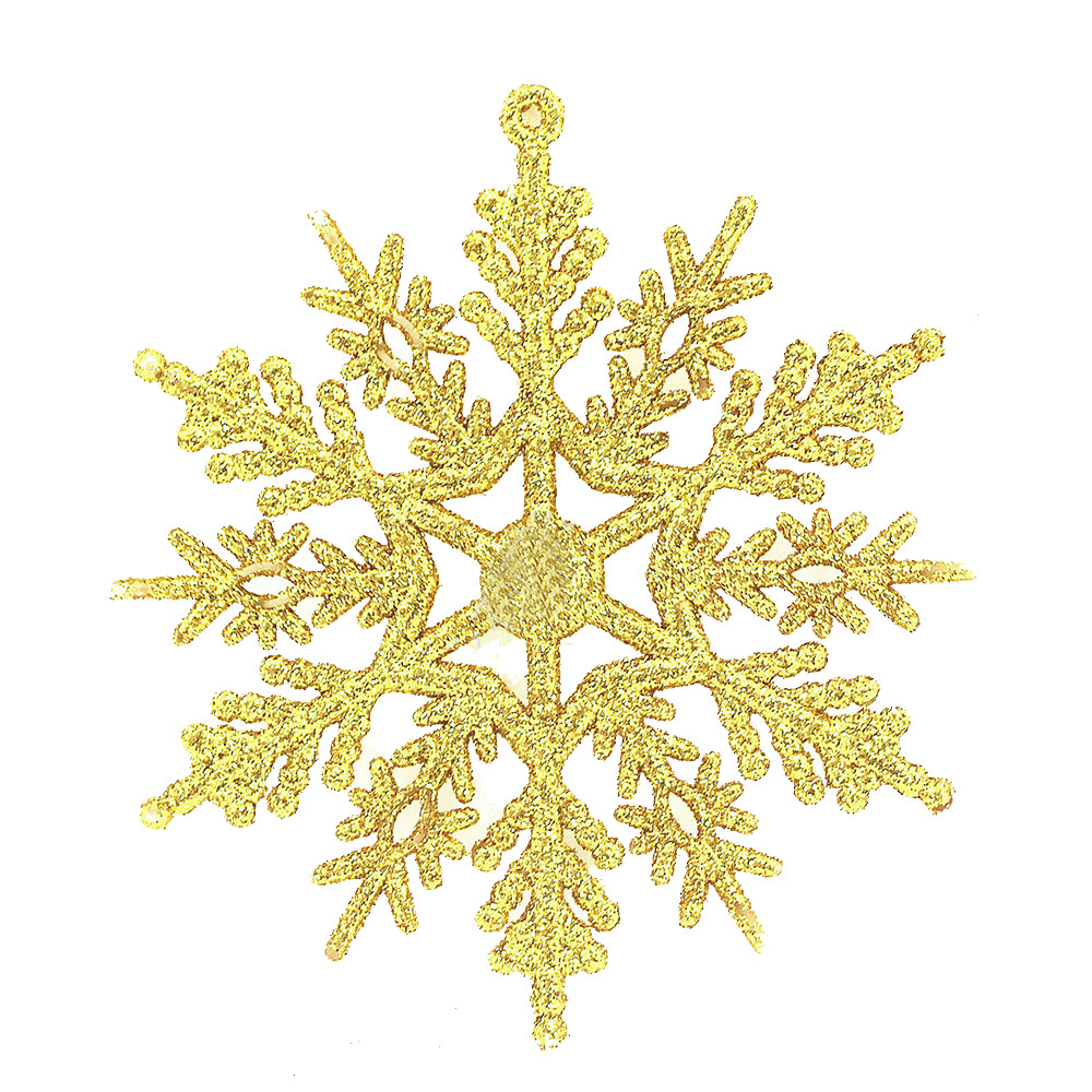 6 Pcs Kerstboomversiering Witte Sneeuwvlok Ornamenten Christmas Party Decoratie Voor Thuis Kunstmatige Sneeuw Jaar