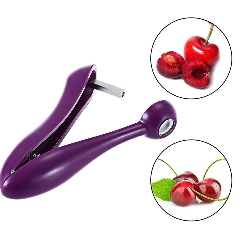 1PCS Cherry Fruit Olive Remover Remove Pit Tool Gadget Stoner Corer Pitter Cherry Coreseed Remover Enucleate Keep Complete