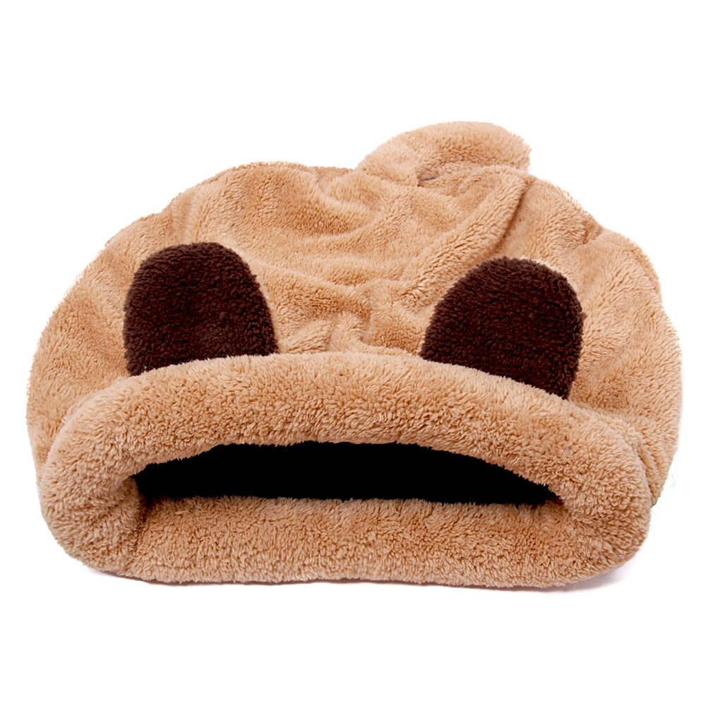 Saco de dormir de lana para gatos cama para perros pequeños mascotas alfombrilla de gato casa perrera suave cama para dormir productos para mascotas: ling brown